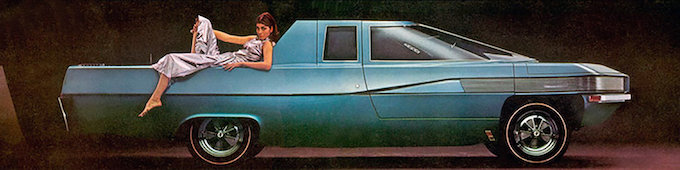 Pick up truck concept by Syd Mead for Ford Motors